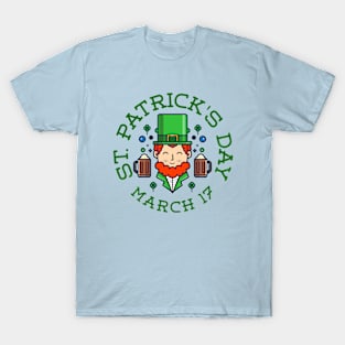 happy st patricks day shamrock leprechaun T-Shirt